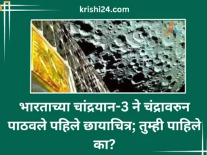भारताच्या चांद्रयान-3 ने चंद्रावरुन पाठवले पहिले छायाचित्र; तुम्ही पाहिले का