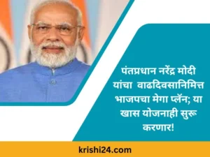 पंतप्रधान नरेंद्र मोदी यांचा वाढदिवसानिमित्त भाजपचा मेगा प्लॅन; या खास योजनाही सुरू करणार