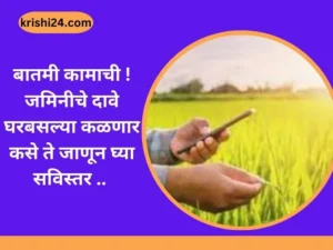 बातमी कामाची ! जमिनीचे दावे घरबसल्या कळणार कसे ते जाणून घ्या सविस्तर ..